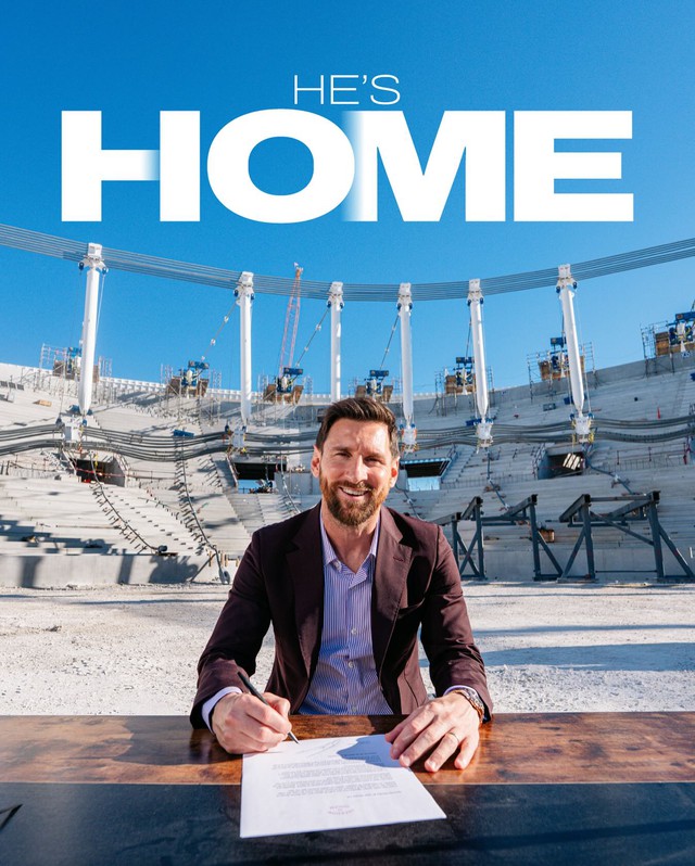 Messi gia hạn với Inter Miami đến năm 2028- Ảnh 1. Messi gia hạn với Inter Miami đến năm 2028- Ảnh 1.