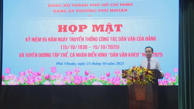 Phường Phú Nhuận tuyên dương điển hình “Dân vận khéo” năm 2025- Ảnh 1.