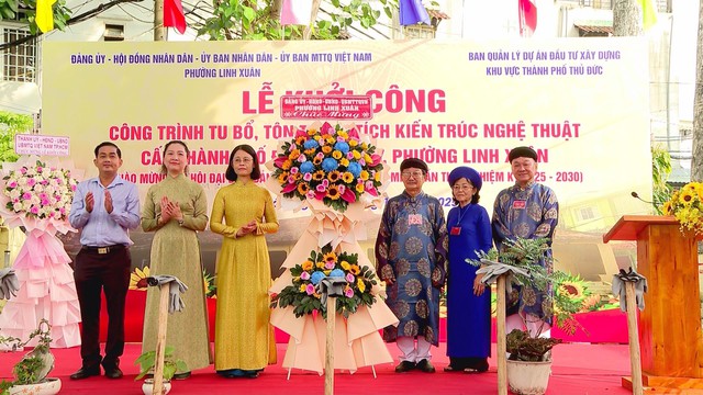Lễ khởi công tu bổ, tôn tạo di tích Đình Linh Tây, TP.HCM - Ảnh 1.