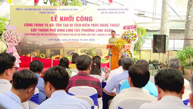 Lễ khởi công tu bổ, tôn tạo di tích Đình Linh Tây, TP.HCM - Ảnh 4.