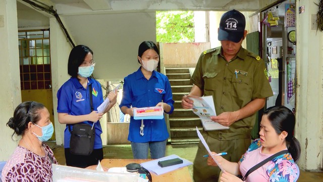 Diễn tập phương án chữa cháy và cứu nạn, cứu hộ tại Cư xá Thanh Đa, phường Bình Quới - Ảnh 5.