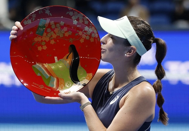 Belinda Bencic giành danh hiệu Giải Toray Pan Pacific Open - Ảnh 1.