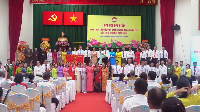Tổ chức Đại hội Đại biểu MTTQ Việt Nam lần thứ I, nhiệm kỳ 2025 - 2030 tại phường Tăng Nhơn Phú - Ảnh 4.