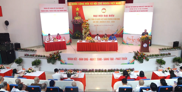 Tổ chức Đại hội Đại biểu MTTQ Việt Nam lần thứ I, nhiệm kỳ 2025 - 2030 tại phường Xuân Hòa - Ảnh 1.