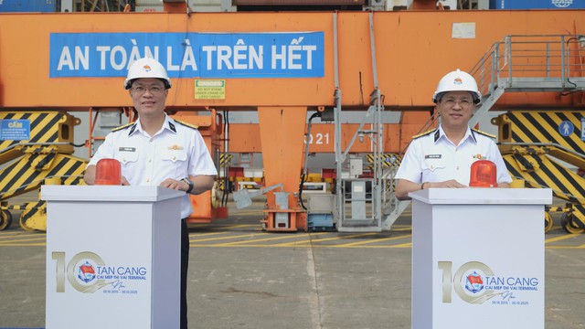 Cảng Tân Cảng - Cái Mép Thị Vải khẳng định vị thế cảng cửa ngõ chiến lược - Ảnh 2.