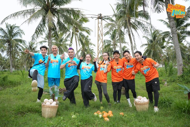 2 Ngày 1 Đêm - Mùa 4 - Tập 3 | Quỳnh Anh Shyn thử sức hò giọng miền Tây, bất chấp vì miếng ăn ngon. - Ảnh 3.