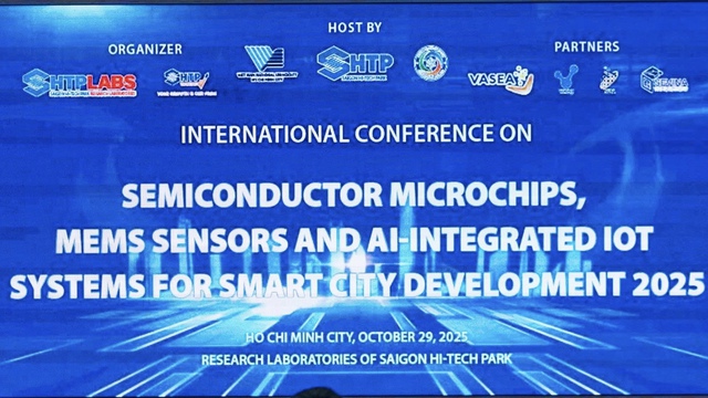 Hội thảo quốc tế về vi mạch bán dẫn, cảm biến MEMS và hệ thống AIoT hướng tới phát triển thành phố thông minh năm 2025 - Ảnh 1.