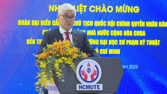 Đoàn đại biểu cấp cao Cuba thăm Trường Đại học Sư phạm Kỹ thuật TP. Hồ Chí Minh - Ảnh 2.