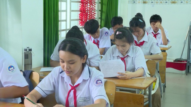 Các trường sẵn sàng cho kỳ thi lớp 10 đầu tiên sau sáp nhập - Ảnh 2.