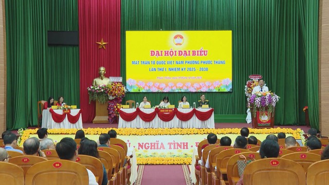 Đại hội MTTQ Việt Nam phường Phước Thắng lần thứ I, nhiệm kỳ 2025-2030: Đoàn kết, đổi mới, phát triển - Ảnh 1.