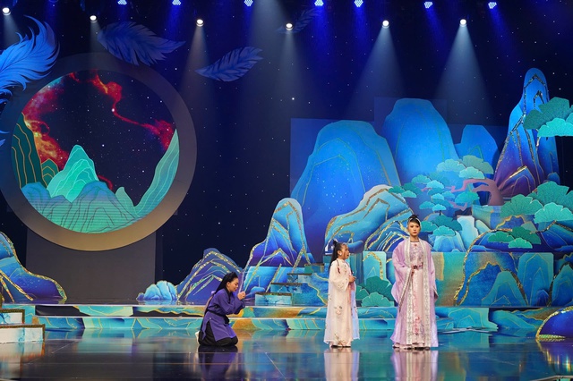 Diễn viên Mai Duyên và Helen Vũ hóa thân thành Tiên Cô và Liên Hoa trong Vườn Âm Nhạc “Thân Cò” - Ảnh 3.