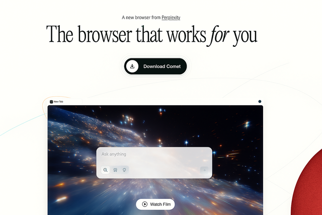 Comet - Trình duyệt A.I giúp tối ưu hóa công việc trực tuyến đã mở miễn phí cho người dùng - Ảnh 1.