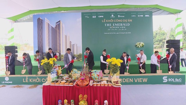 Tập đoàn Lê Phong khởi công dự The Emerald Garden View - Ảnh 1.