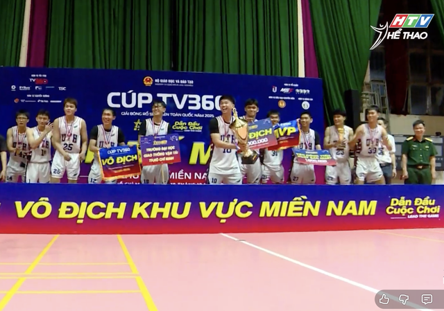 Đại học Giao thông Vận tải TP. Hồ Chí Minh lần đầu vô địch Giải bóng rổ sinh viên toàn quốc (NUC 2025) - Ảnh 1.