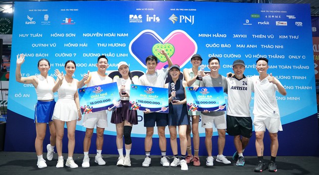 Giải đấu Pickleball Couple Cup 2025 – Sân chơi thể thao đầy sắc màu của các nghệ sĩ - Ảnh 5.
