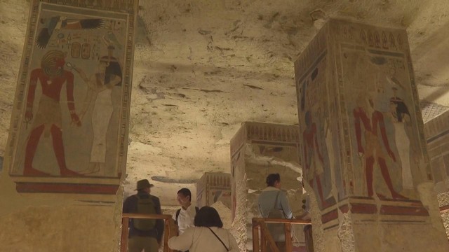 Ai Cập mở cửa lăng mộ Amenhotep III, lớn nhất trong ''Thung lũng các vị vua''- Ảnh 1.