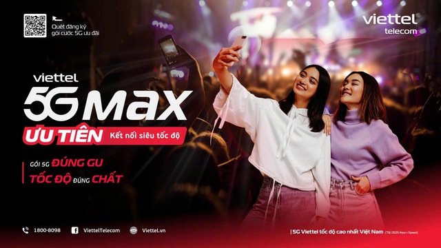 Viettel ra mắt hệ gói cước 5GMAX – Khẳng định vị thế dẫn đầu về tốc độ và trải nghiệm - Ảnh 2.
