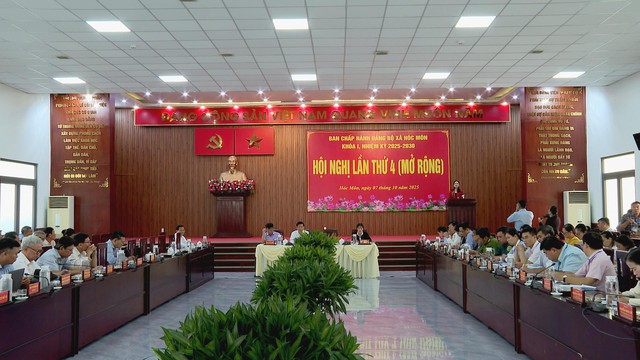 Xã Hóc Môn phấn đấu hoàn thành chỉ tiêu 2025 - Ảnh 1.