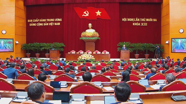 Bế mạc Hội nghị lần thứ 13 Ban Chấp hành Trung ương Đảng khóa XIII - Ảnh 1.