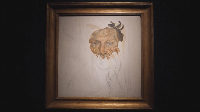 Tranh tự họa hiếm hoi của Lucien Freud sắp được đấu giá với giá 12 triệu bảng Anh - Ảnh 1.