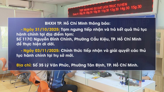 Một số cơ sở BHXH TP. Hồ Chí Minh thay đổi địa điểm làm việc từ tháng 11/2025 - Ảnh 2.