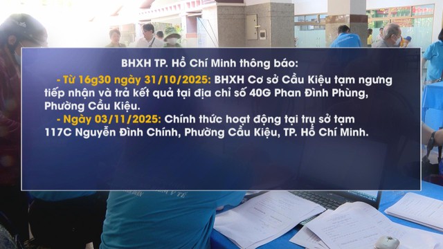 Một số cơ sở BHXH TP. Hồ Chí Minh thay đổi địa điểm làm việc từ tháng 11/2025 - Ảnh 3.