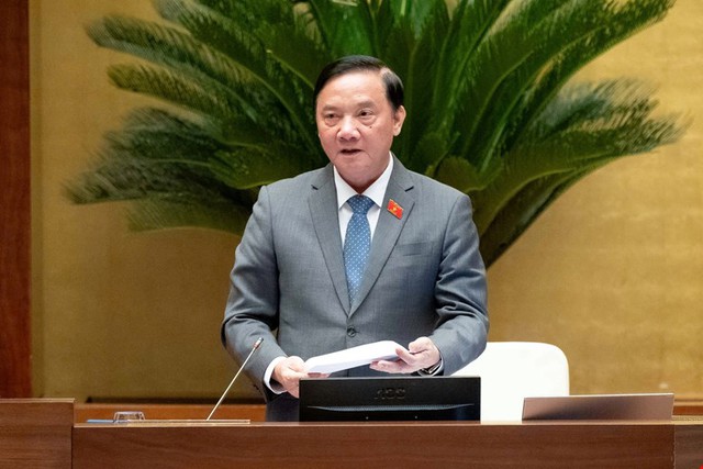 Quốc hội thảo luận ở hội trường về 2 dự thảo luật thuộc lĩnh vực tư pháp - Ảnh 3.