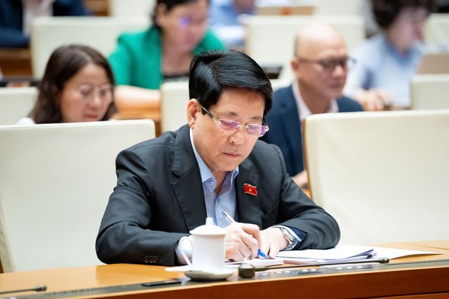 Quốc hội thảo luận ở hội trường về 2 dự thảo luật thuộc lĩnh vực tư pháp - Ảnh 4.