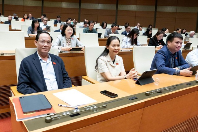 Quốc hội thảo luận ở hội trường về 2 dự thảo luật thuộc lĩnh vực tư pháp - Ảnh 6.