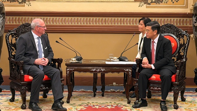 Lãnh đạo TP. HCM tiếp Thứ trưởng Bộ Kinh tế, Du lịch, Nông nghiệp và Lâm nghiệp bang Sachsen-Anhalt, Cộng hòa Liên bang Đức - Ảnh 1.