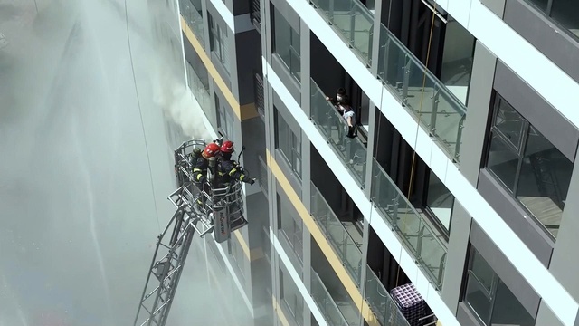 Diễn tập PCCC lớn nhất năm tại khu đô thị Vinhomes Grand Park - Ảnh 2.