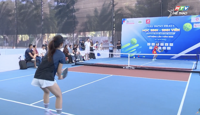 Sôi nổi giải pickleball học đường quy mô lớn nhất tại TP. Hồ Chí Minh - Ảnh 2.