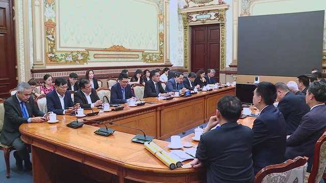 Phó Chủ tịch UBND TP. Hồ Chí Minh Nguyễn Lộc Hà tiếp đoàn lãnh đạo các tập đoàn của Trung Quốc - Ảnh 1.