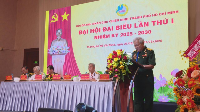 Đại hội Đại biểu Hội Doanh nhân Cựu chiến binh Thành phố Hồ Chí Minh lần thứ I nhiệm kỳ 2025 - 2030 - Ảnh 1.