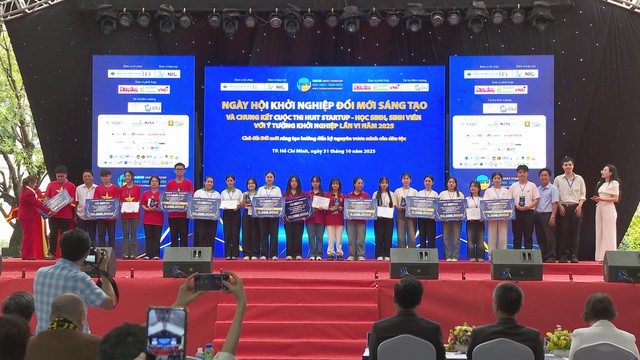 Cuộc thi HUIT Startup 2025: Thúc đẩy tinh thần sáng tạo, tạo cảm hứng khởi nghiệp cho học sinh, sinh viên - Ảnh 1.