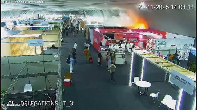 Hỏa hoạn làm gián đoạn đàm phán hội nghị COP30 tại Brazil - Ảnh 1.