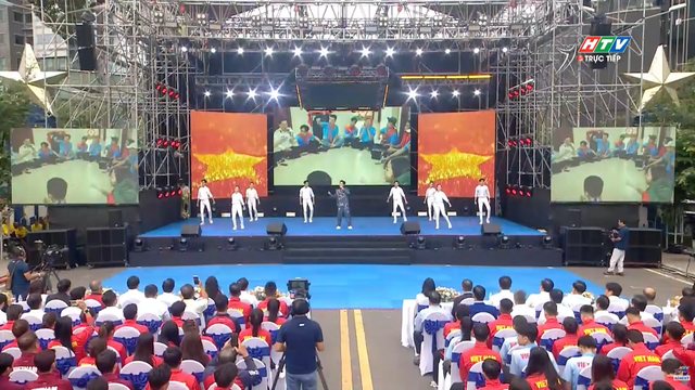 Lễ xuất quân Đoàn thể thao Việt Nam tham dự SEA Games 33 tại Thái Lan 2025 - Ảnh 1.