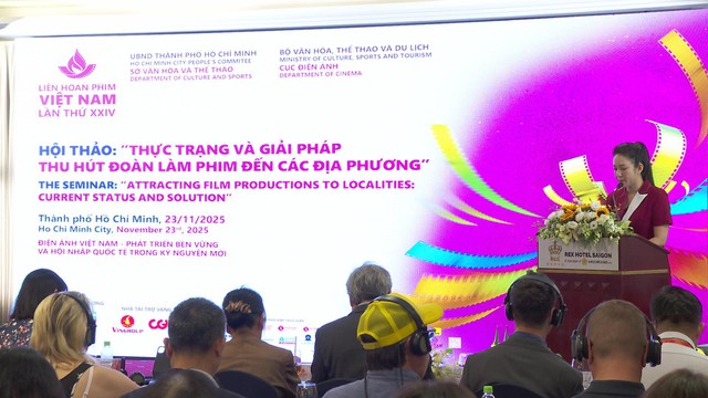 Thu hút đoàn làm phim đến TP. Hồ Chí Minh: Đánh thức tiềm lực và kỳ vọng mới - Ảnh 1.