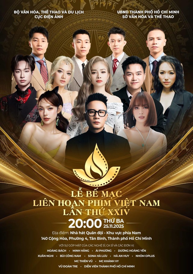 HTV sẽ THTT Lễ bế mạc và trao giải Liên hoan phim Việt Nam lần thứ 24 - Ảnh 7.