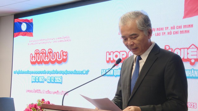 TP.HCM kỷ niệm 50 năm Quốc khánh Lào, thắt chặt tình hữu nghị đặc biệt Việt Nam – Lào - Ảnh 2.