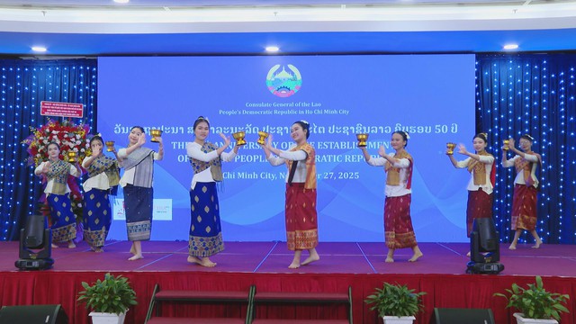 TP. Hồ Chí Minh dự lễ kỷ niệm 50 năm Quốc khánh nước Cộng hòa Dân chủ Nhân dân Lào (2/12/1975 – 2/12/2025) - Ảnh 1.