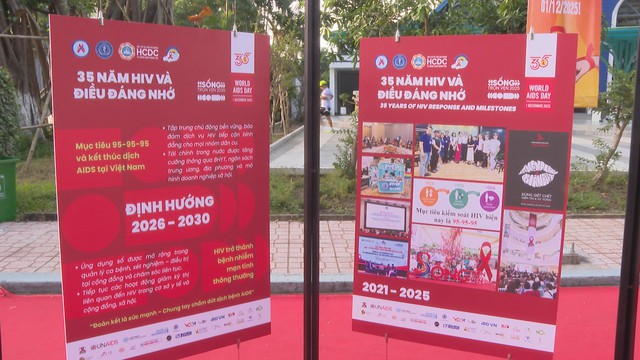 Lễ mít tinh cấp quốc gia hưởng ứng 35 năm Việt Nam ứng phó HIV/AIDS - Ảnh 3.