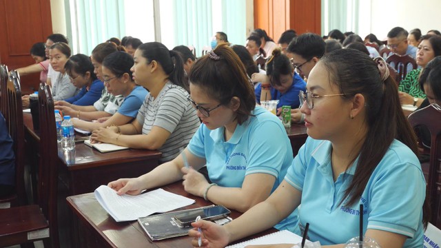 Phường Bến Thành tập huấn nghiệp vụ công tác tuyên giáo, dân vận và tổ chức xây dựng Đảng - Ảnh 3.