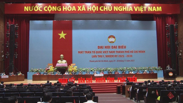 Phiên trọng thể Đại hội đại biểu Mặt trận Tổ quốc Việt Nam TP. Hồ Chí Minh, lần thứ I, nhiệm kỳ 2025-2030 - Ảnh 1.
