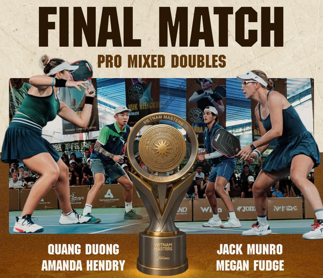 Các đại diện Việt Nam tại chung kết pickleball Việt Nam Masters 2025 - Ảnh 2.
