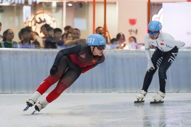 Nguyễn Phúc Gia Hưng và SEA Games đầu tiên cùng trượt băng tốc độ Việt Nam - Ảnh 3.