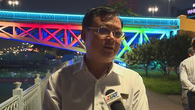 Nhiều di sản kiến trúc tại trung tâm TP. Hồ Chí Minh khoác "áo ánh sáng" rực rỡ - Ảnh 7.