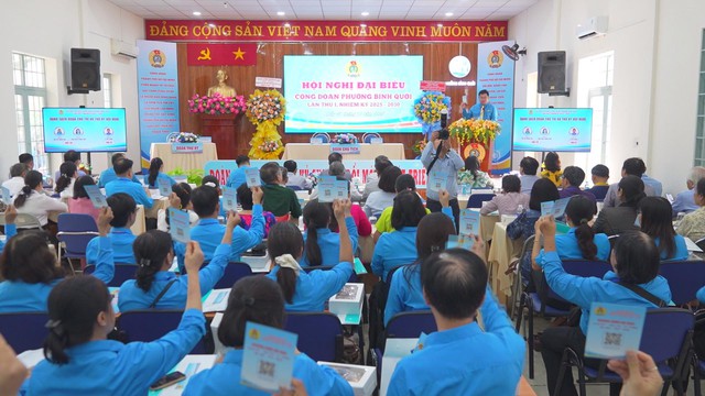Công đoàn phường Bình Quới: Phát huy vai trò đại diện người lao động trong nhiệm kỳ mới 2025 - 2030 - Ảnh 3.