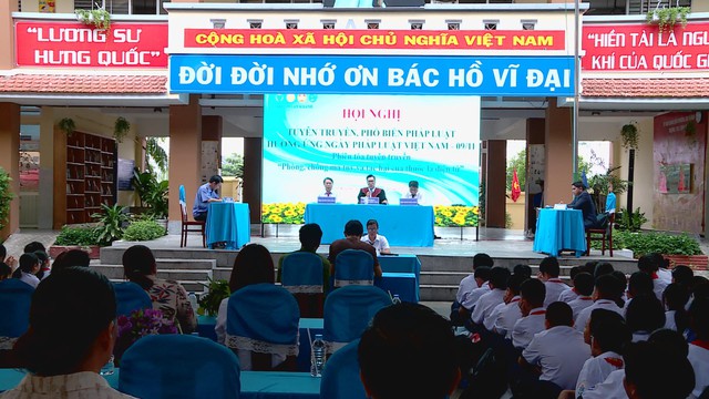 Phường An Khánh tổ chức phiên tòa giả định tuyên truyền phòng, chống ma túy và thuốc lá điện tử - Ảnh 4.