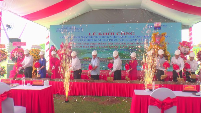 Khởi công công viên vui chơi giải trí khu trường đua phú thọ - Ảnh 3.